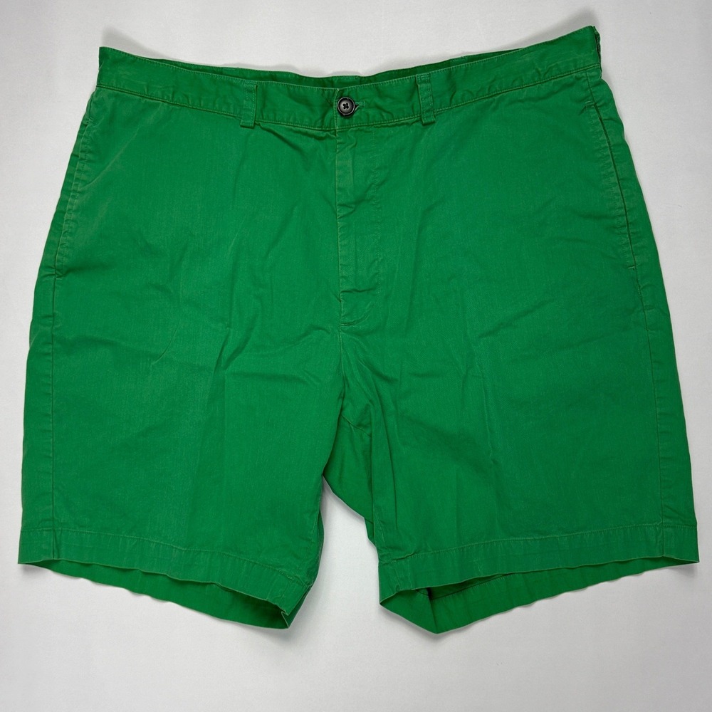 Brooks Brothers 346 Mens Kelly Green Chino Shorts Size 38"